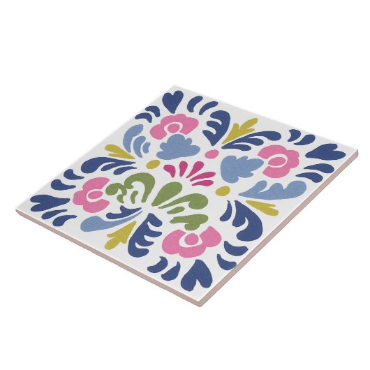 Folk Garden Watercolor タイル (側面)