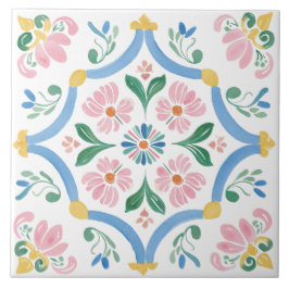 Folk Garden Watercolor タイル