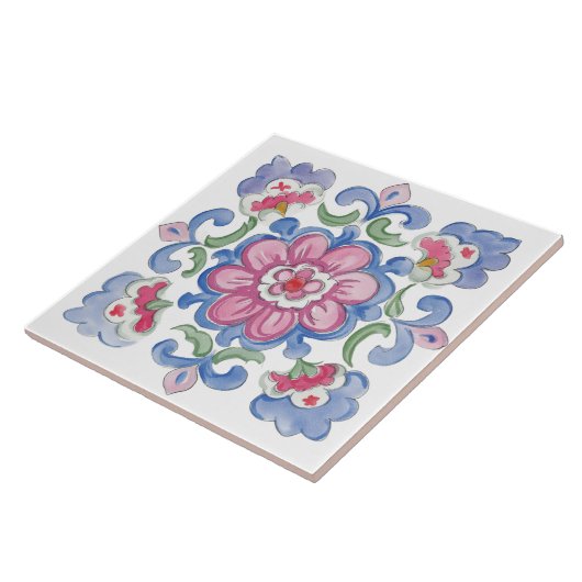 Folk Garden Watercolor タイル (側面)