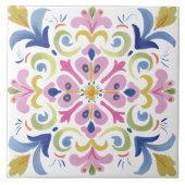 Folk Garden Watercolor タイル (正面)