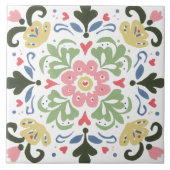 Folk Garden Watercolor タイル (正面)