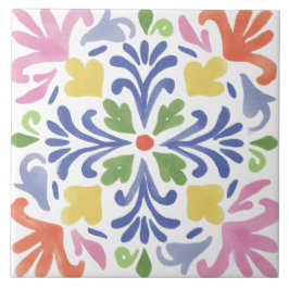 Folk Garden Watercolor タイル