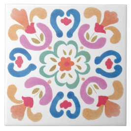 Folk Garden Watercolor タイル