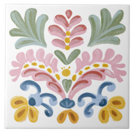 Folk Garden Watercolor タイル