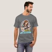 Folk Music Lifes A Jam Session Music Enthusiast vi Tシャツ (正面フル)