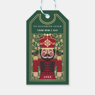 Folk Nutcracker Christmas Personalized Ornament ギフトタグ