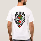 Folk pattern of Polish highlanders - Parzenica Tシャツ (裏面)