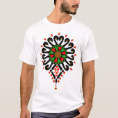 Folk pattern of Polish highlanders - Parzenica Tシャツ (正面)