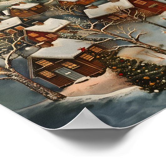 Folk Winter Village ポスター (角)