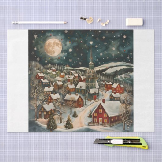 Folk Winter Village 薄葉紙 (クラフト)