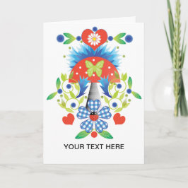 Folkfestグリーティングカード カード