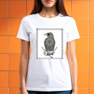 Folklore Crow in Mythology Unisex Tシャツ