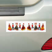 Folklore d'Alsace, France バンパーステッカー (車上)