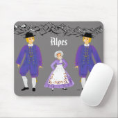 Folklore des Alpes, France マウスパッド (マウス)
