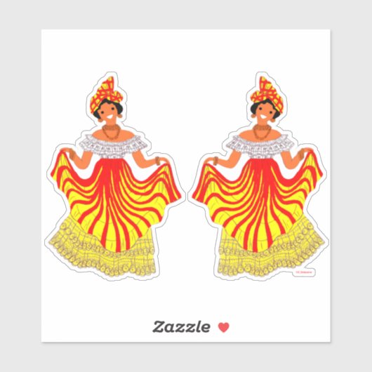 Folklore des Antilles françaises  シール (シート)