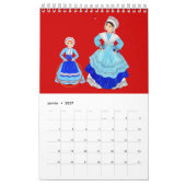 Folklore d'Île de France カレンダー (1月 2027)