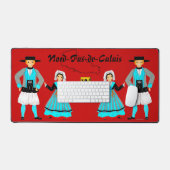 Folklore du Nord-Pas-de-Calais, France デスクマット (キーボード&マウス)