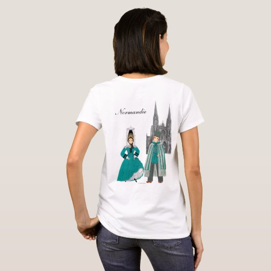 Folklore normand, France Tシャツ (裏面フル)