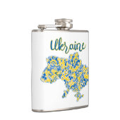 Folkloric pattern and Ukraine typography  フラスク (右)