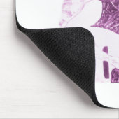 folksingerの女の子のセピア色の調子 マウスパッド (コーナー)