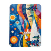 Folksy Christmas   マグネット (縦)