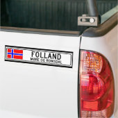 Folland、より多くのOg Romsdal バンパーステッカー (トラック上)