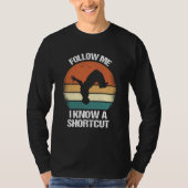 Follow Me I Know A Shortcut Parkour  1 Tシャツ (正面)