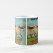 Follow me sheep Mug コーヒーマグカップ (中央)