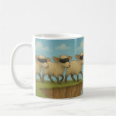Follow me sheep Mug コーヒーマグカップ (左)