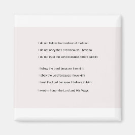 Follow Obey Trust マグネット