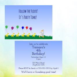 Follow the flock Invitation 招待状