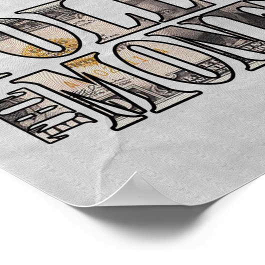 Follow the Money ~ Bill Poster ポスター (角)