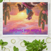 Follow the sonlight キッチンタオル (折り畳み)