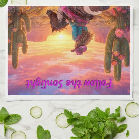 Follow the sonlight キッチンタオル (折り畳み)