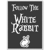 Follow the White Rabbit シール (正面)