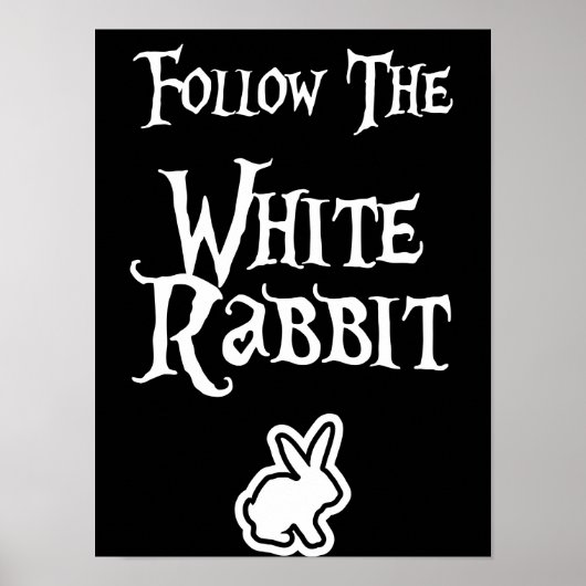 Follow the White Rabbit ポスター (正面)