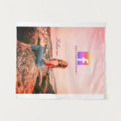 follow us facebook username social media photo  タペストリー (正面(横))