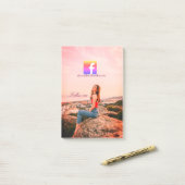 follow us facebook username social media photo  ポストイット (デスク上)