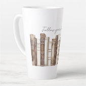 Follow Your Dreams Books Christmas カフェラテマグ (左アングル)