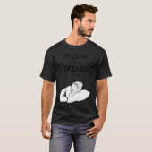 Follow your dreams later laze relaxation tシャツ (正面フル)