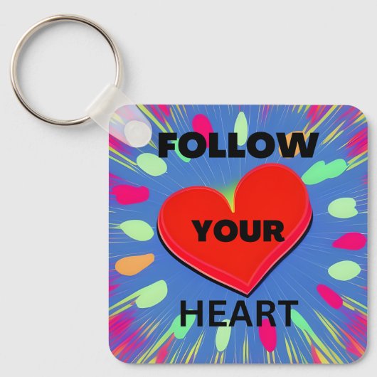 Follow Your Heart キーホルダー (正面)