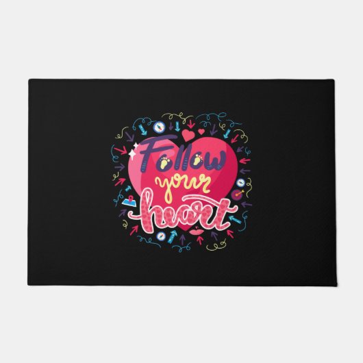 Follow Your Heart ドアマット (正面)
