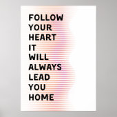 Follow your heart  ポスター (正面)