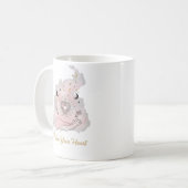 Follow Your Heart Motivational Mug - Celestial コーヒーマグカップ (正面左)