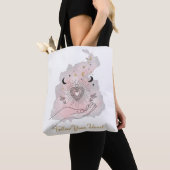 Follow Your Heart Personalised Tote Bag - Celestia トートバッグ (クローズアップ)