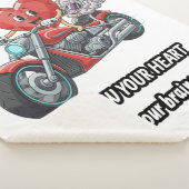 Follow your heart take your brain シェルパブランケット (3/4)