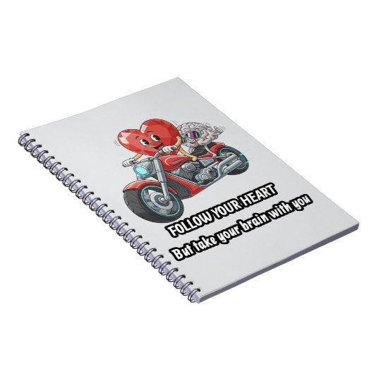 Follow your heart take your brain ノートブック (右側)