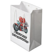 Follow your heart take your brain ミディアムペーパーバッグ (正面アングル)