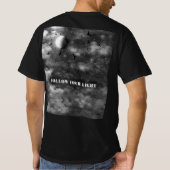 Follow Your Light | 雰囲気のある天体月とC Tシャツ (裏面)