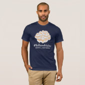 #followfriday カスタム ユーザー名 ブラックシープ Tシャツ (正面フル)